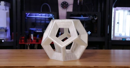 dodecaedro adafruit baixar livre stl modelo printablescom 3d modelos brinquedos jogos arte poliedro espaço 3d print model - Mito3D