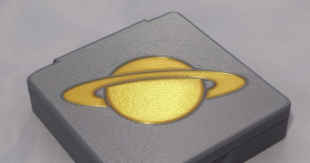 Satürn kakma Kutu katman 3d indir Bedava stl model printablescom modeller hobi yapımcılar organizatörler konteyner menteşe mıknatıs 3d print model - Mito3D
