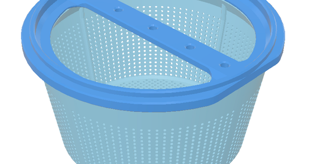 nadando piscina desnatadora cesta sombrereros descargar gratis stl modelo imprimiblescom 3d modelos Deportes aire libre 3d print model - Mito3D