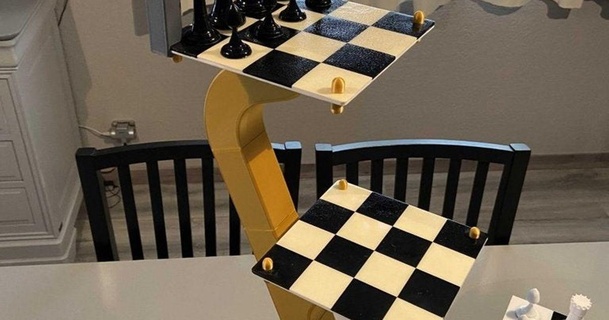 tri-dimensional star trek chess dancan13f download free stl model printablescom 3d models toys & games board startrek 3d print model - Mito3D