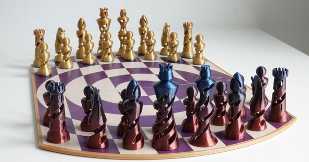singularity chess board matt blissett download free stl model printablescom 3d models toys & games chessboard 3d print model - Mito3D