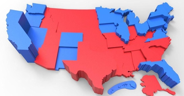 customizable usa electoral college map thenewhobbyist download free stl model printablescom 3d models toys & games puzzles brain-teasers cartography curriculum customizer 3d print model - Mito3D
