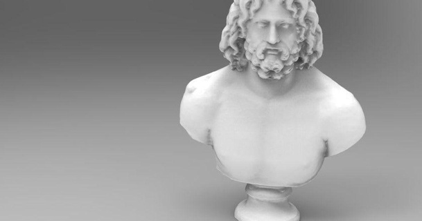 Zeus Roma 2nd yüzyıl ad zaman tombulcu indir Bedava stl model printablescom 3d modeller Sanat tasarım heykeller ingiliz müzesi Londra müze 3d print model - Mito3D