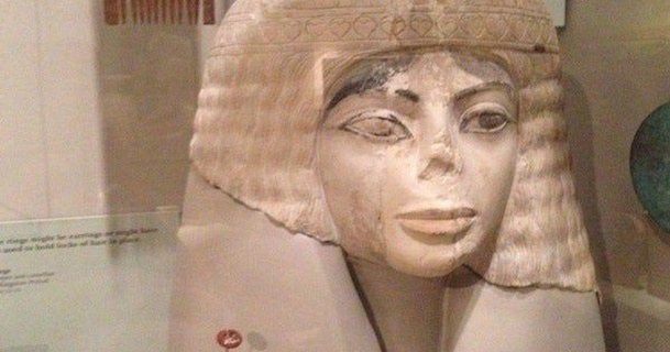 estátua mulher egípcio reino ca 1550 bc 1070 bobista baixar livre stl modelo printablescom 3d modelos arte Projeto esculturas Chicago Egito museu campo Michaeljackson 3d print model - Mito3D