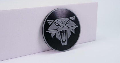 Cadı kedi okul logo mıknatıs synth3d indir Bedava stl model printablescom 3d modeller Sanat tasarım 2d tabaklar logolar doğa Axii Ciri Geralt 3d print model - Mito3D