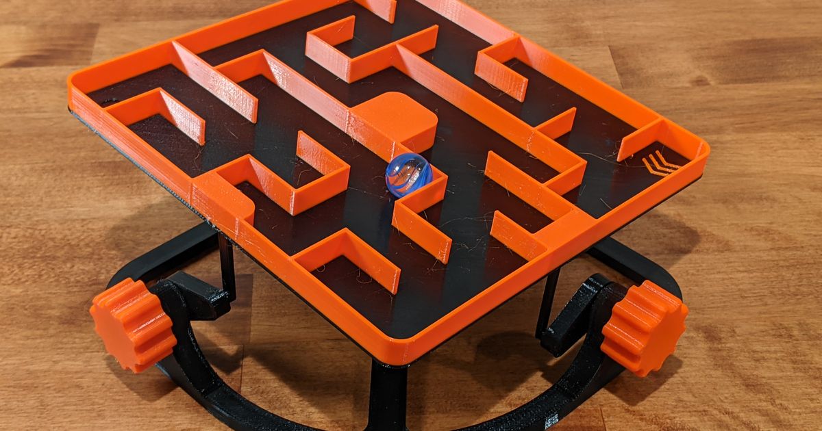 snap-together marble maze ericman314 download free stl model printablescom 3d models toys & games snaptogether 3D print model - Mito3D