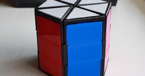 hexagonal prisma retorcido rompecabezas ethanbuell descargar gratis stl modelo imprimiblescom 3d modelos juguetes juegos brain teasers 3dprinting Cubo rubik 3d print model - Mito3D