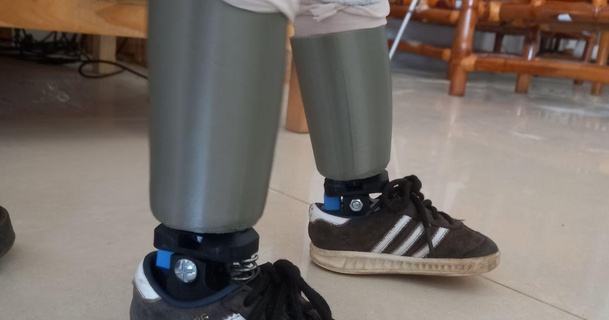 protesica gamba fatima make3d azienda limitato Scarica gratuito stl modello printablescom 3d Modelli assistenza sanitaria medico utensili protesi amputato 3d print model - Mito3D