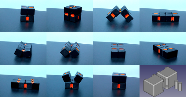 f cube agitarsi cubo unit3d Scarica gratuito stl modello printablescom 3d Modelli giocattoli Giochi cubi gioco puzzle giocattolo fedele 3d print model - Mito3D