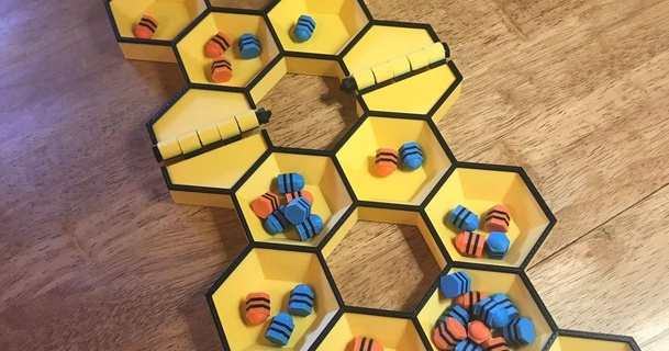 busy bee board game actualsize download free stl model printablescom 3d models toys & games 3d print model - Mito3D