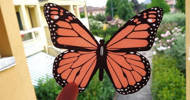 monarch butterfly mrtrick download free stl model printablescom 3d models art & design designs 3d print model - Mito3D