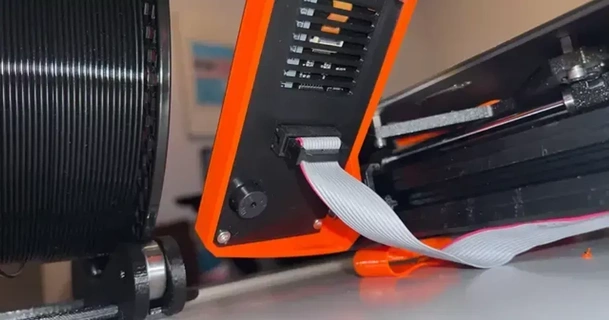 prusa mini display backplate - upgrade otter mountain download free stl model printablescom 3d models printers upgrades cover lcdcover 3d print model - Mito3D