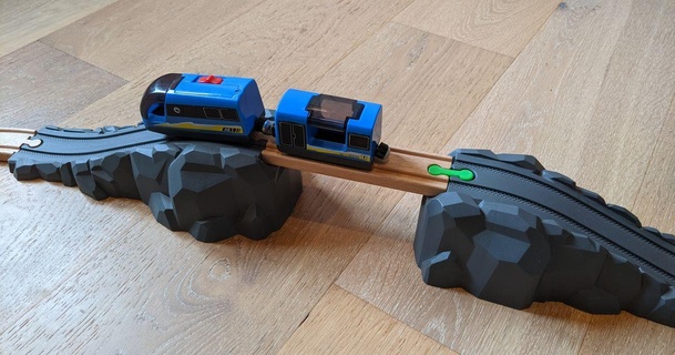 raccord pour rail en bois stobbart download free stl model printablescom 3d models toys & games vehicles rails train 3d print model - Mito3D