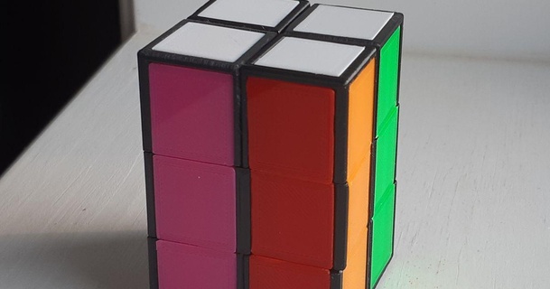 2x2x3 scorrevole piastrella puzzle viti ethanbuell Scarica gratuito stl modello printablescom 3d Modelli giocattoli Giochi brain teasers 3dpuzzle rubik cubo Rubik 3d print model - Mito3D