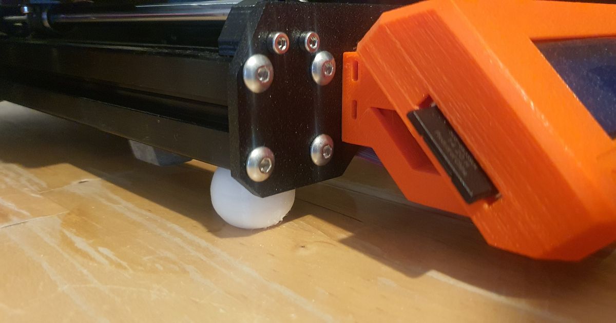 prusa base vibration feet dtg download free stl model printablescom 3d models printers - upgrades foot rubberfeet vibrationfeet 3D print model - Mito3D