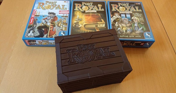 port royal treasure chest storage box organizer sbellon download free stl model printablescom 3d models toys & games board boardgame inlay 3d print model - Mito3D
