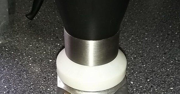 coffee-grinder moka-base adapter ast0815 download free stl model printablescom 3d models household kitchen coffeegrinder moka 3d print model - Mito3D