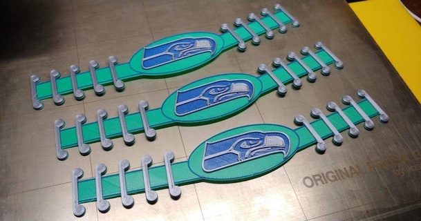 Seattle Seahawks logotipo orelha protetor mrflippant baixar livre stl modelo printablescom 3d modelos moda acessórios 3d print model - Mito3D