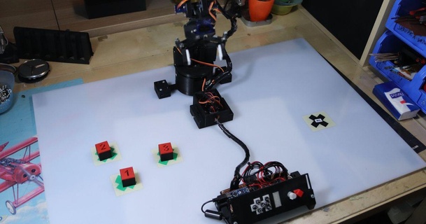 Roboter Arm Ondrej download frei stl Modell Printablescom 3d Modelle Hobby Macher rc Robotik 3d print model - Mito3D