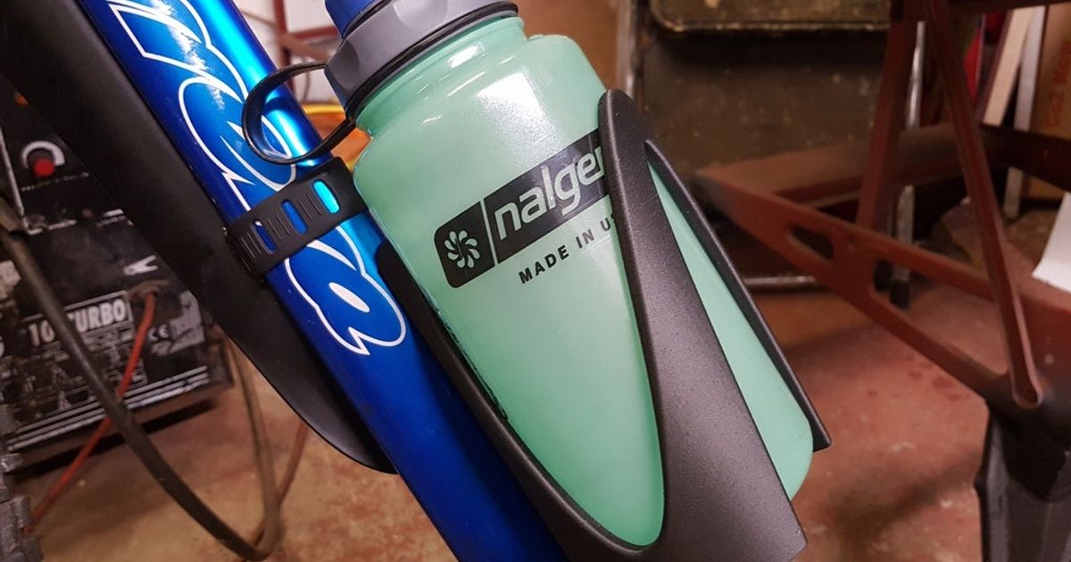 nalgene 32oz água garrafa bicicleta suporte Elliott baixar livre stl modelo printablescom 3d modelos Esportes ar agua 3D print model - Mito3D