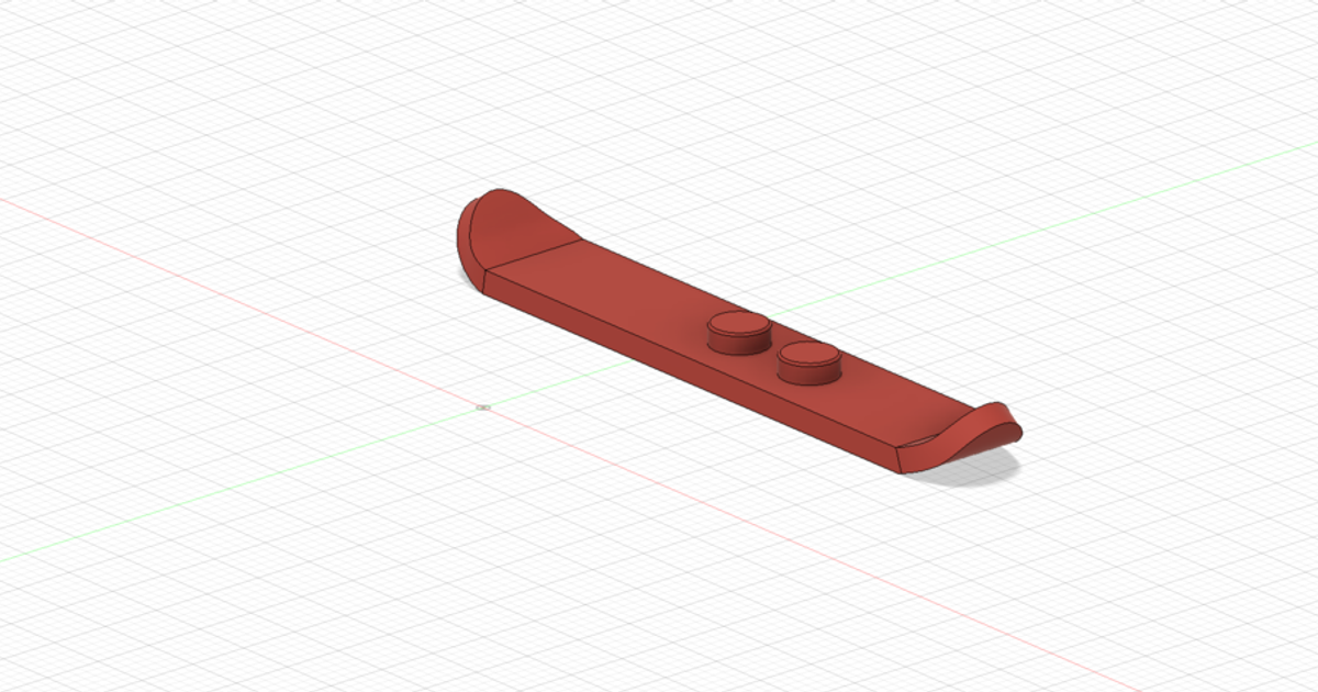 lego basé snowboard Fabien Télécharger libre stl modèle imprimablescom 3d modèles jouets Jeux bâtiment duplo legobrick legocompatible ski 3D print model - Mito3D