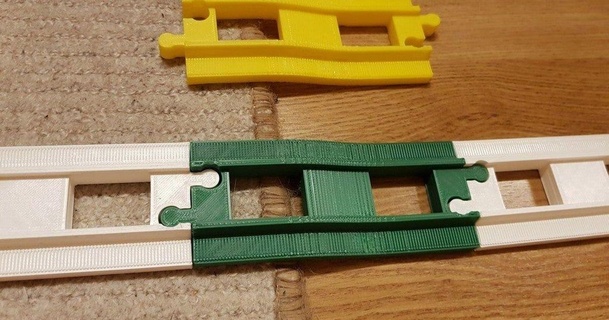 Lego duplo entrenar pista Derecho alfombra paso +v2 arco descargar gratis stl modelo imprimiblescom 3d modelos juguetes juegos edificio 3d print model - Mito3D