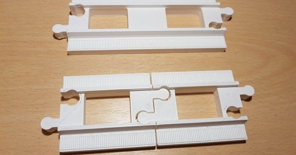 Lego duplo entrenar pista Derecho Talla +v2 arco descargar gratis stl modelo imprimiblescom 3d modelos juguetes juegos edificio 3d print model - Mito3D