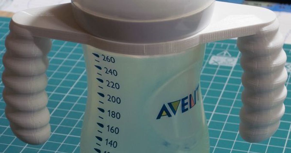 philips avent 260ml bouteille poignées grand 39 arc Télécharger libre stl modèle imprimablescom 3d modèles Ménage cuisine 3D print model - Mito3D