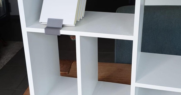livro ficar pé makerronald baixar livre stl modelo printablescom 3d modelos casa decoração estante Estante Livros 3d print model - Mito3D