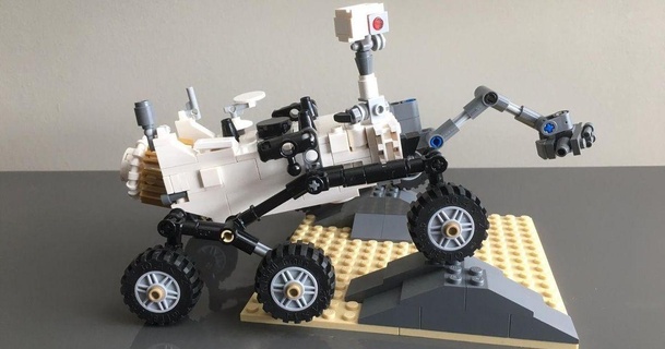 nasa Marte rover Lego zay Scarica gratuito stl modello printablescom 3d Modelli giocattoli Giochi puzzle brain teasers 3dpuzzle 3d print model - Mito3D