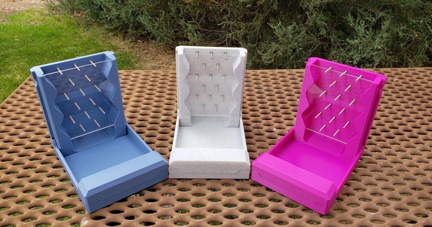 plinko dice tower polymersmith download free stl model printablescom 3d models toys & games board diceholder dicetower dicetray dungeonsanddragons 3d print model - Mito3D