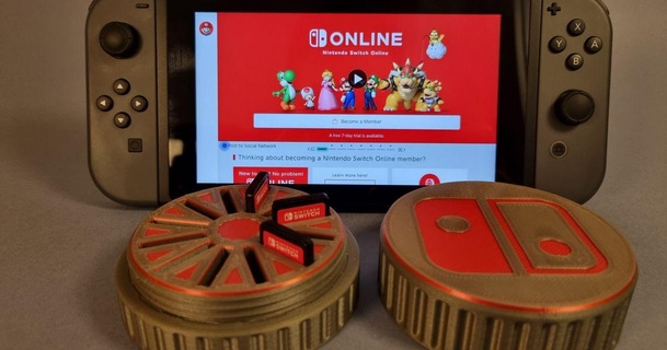 Nintendo Schalter Spiel Lager Fredslund download frei stl Modell Printablescom 3d Modelle Gadgets Video Spiele Patrone Unterstützung erforderlich 3d print model - Mito3D