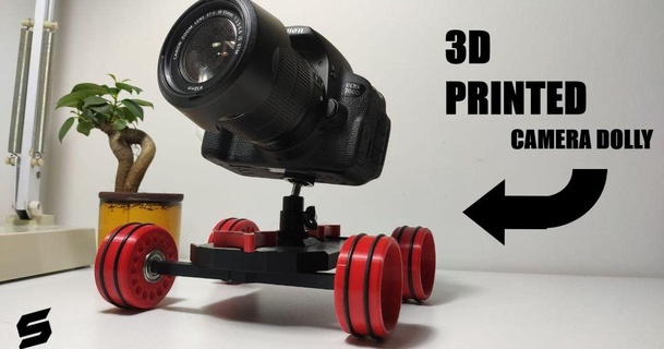 3d impreso cámara muñequita Shepp descargar gratis stl modelo imprimiblescom modelos artilugio foto vídeo canon dslrcanon deslizador 3d print model - Mito3D