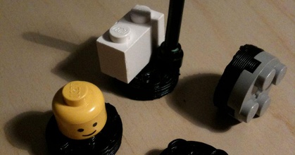 Lego compatible Dto botones robot tela descargar gratis stl modelo imprimiblescom 3d modelos juguetes juegos edificio ropa cierre cosible botón 3d print model - Mito3D