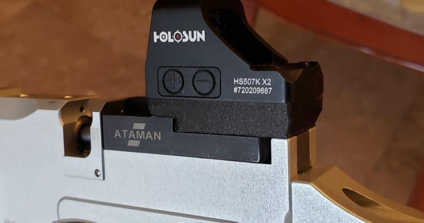 ataman ap16 pellet gun reflex sight mount ticktock download free stl model printablescom 3d models sports & outdoor holosun reflexsight 3d print model - Mito3D
