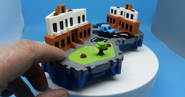 villes appartements neil3dprints Télécharger libre stl modèle imprimablescom 3d modèles jouets Jeux bâtiment petites appartement construire 3d print model - Mito3D