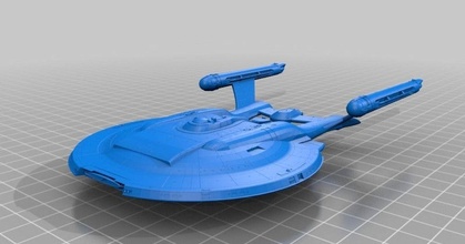 star trek enterprise nx-01 v3 vanessae download free stl model printablescom 3d models toys & games vehicles 3d print model - Mito3D