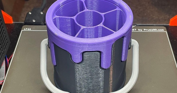 pick-a-divider drippy bucket speakingofbrad download free stl model printablescom 3d models household office box bucket  container digital 3d print model - Mito3D
