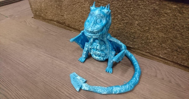 dragon wexik download free stl model printablescom 3d models toys & games action figures statues drak drachen dnd figurka 3d print model - Mito3D