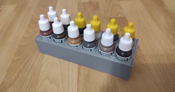 módulo rna Krabi ka cores modular pintura caixa 2 tarefas domésticas baixar livre stl modelo printablescom 3d modelos passatempo fabricantes organizadores cor 3d print model - Mito3D