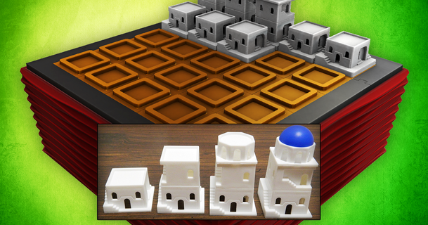 Santorini boyut kopya + kutusu destekler baskılar indir Bedava stl model printablescom 3d modeller oyuncaklar oyunlar yazı tahtası masa oyunu oyunları oyun 3d print model - Mito3D