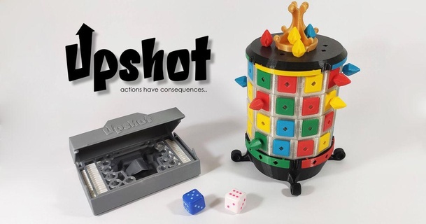 upshot - actions consequences occupied brain download free stl model printablescom 3d models toys & games boardgame chess color dice life 3d print model - Mito3D