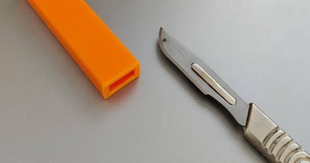 scalpel blade cover no3 handle - prusa i3 mk3s+ kit download free stl model printablescom 3d models hobby & makers tools scalpelstorage 3d print model - Mito3D