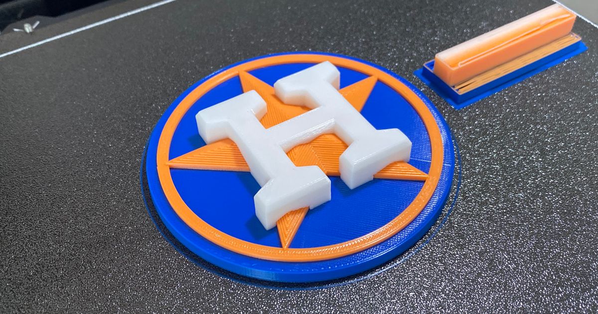 houston astros logo atxkev download free stl model printablescom 3d models art & design designs 3D print model - Mito3D