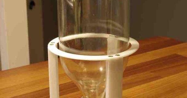 stable verre bouteille séchoir mk Télécharger libre stl modèle imprimablescom 3d modèles Ménage cuisine flasche flaschenhalter Ikea soutien 3d print model - Mito3D