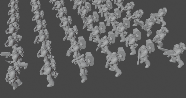 space soldiers - squad 9 heavy udo's 3d world download free stl model printablescom models toys & games rpg figures battlebrothers grimdarkfuture onepagerules spacesoldiers tabletop 3d print model - Mito3D