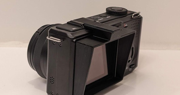 sigma dp joyeux lcd capuche shokwaav Télécharger libre stl modèle imprimablescom 3d modèles gadgets photo vidéo caméra dp2 3d print model - Mito3D