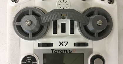 Taranis x7 kardanisch bewachen Schutz Gregs Hersteller Ecke download frei stl Modell Printablescom 3d Modelle Hobby Macher rc Robotik Drohnen fpv Radio 3d print model - Mito3D