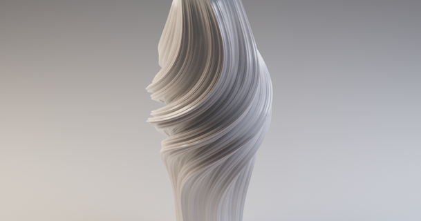 frattale fiocco vaso alecsform Scarica gratuito stl modello printablescom 3d Modelli arte design sculture algoritmo disegno computazionale 3d print model - Mito3D