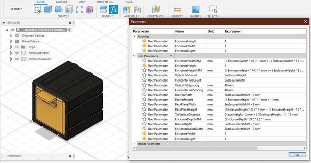 modulare piccolo parti cassetto remixare Terence Scarica gratuito stl modello printablescom 3d Modelli passatempo creatori organizzatori 3d print model - Mito3D